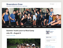 Tablet Screenshot of greensborocrew.com